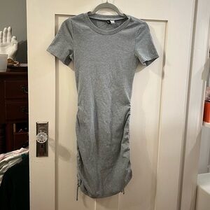 Gray Bodycon T-shirt Dress